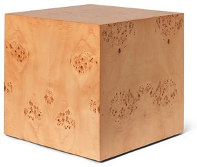 ferm LIVING - Burl Cube Side Table Natural ferm LIVING