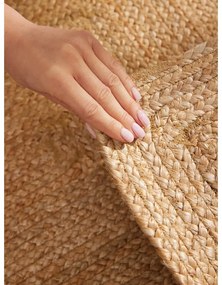 Passatoia di colore naturale in iuta reversibile e tessuta a mano 80x200 cm Sharmila Natural Brown – Hanse Home