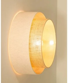 Plafoniera NATIA 1xE27/60W/230V bianco/marrone