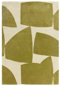 Tappeto verde tessuto a mano in fibre riciclate 160x230 cm Romy - Asiatic Carpets