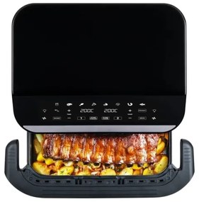 TESLA Electronics AirCook - Friggitrice ad aria digitale duale 10 l 2400W/230V