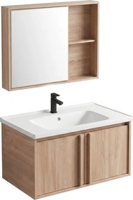 Set di mobili da bagno con lavabo Gama T25023 BXM 80CM