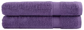 Asciugamani Per Sauna Solund 2 Pz Viola 80x200 Cm 600 G/m² /