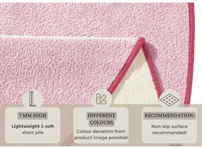 Tappeto rotondo rosa chiaro ø 133 cm Fancy - Hanse Home