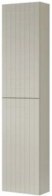 Colonna per mobile bagno Pixel 2 ante P 27 x L 30 x H 160 cm laccato opaco grigio pastello