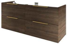 Mobile da bagno sotto lavabo SENSEA Neo lucido L 150 x H 64 x P 48 cm 4 cassetti, lavabo non incluso