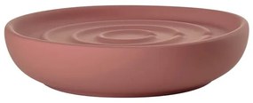Portasapone in porcellana rosso chiaro Nova - Zone