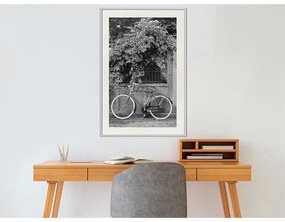 Poster Bicycle with White Tires