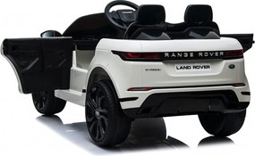 Macchina Elettrica per Bambini Licenza Land Rover Evoque 12V con Telecomando Bianco...
