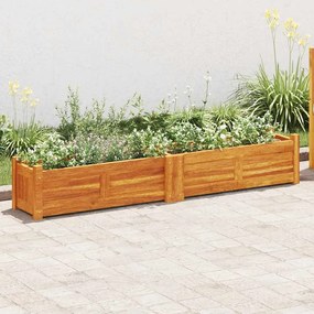 Letto Rialzato Da Giardino İn Legno Di Acacia 150x30x25 Cm /