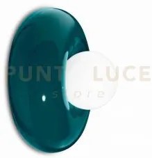 Applique diffusore vetro opalino - bumbum verde petrolio c2750(vpe)