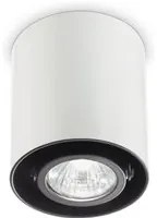 Plafoniera Moderna Mood Round Alluminio Bianco 1 Luce Gu10 7W 3000K D9Cm