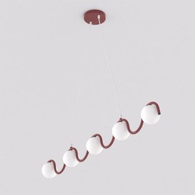 Lampada a Sospensione SINUS 5 5xG9 in Acciaio