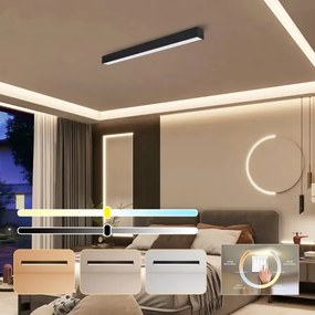 Immax NEO 07255L - Luce LED dimmerabile LUNGO 20W/230V Wi-Fi Tuya nero + +TC