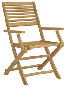 Set da pranzo da giardino 7 pz in legno massello di acacia