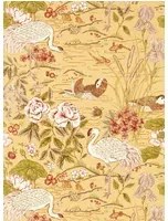 Sanderson Carta da parati Crane and Frog - Honey/ Olive