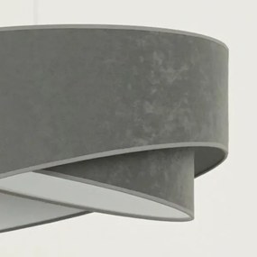 Brilagi - Lampadario LED a sospensione con filo LYRA 1xE27/15W/230V grigio/bianco