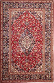 Kashan Tappeto persiano 200x310 Rosso (Iran) Annodato A Mano