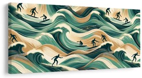 Quadro su tela – Sport sulle onde dell’oceano