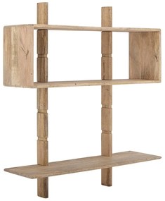 Libreria a parete in legno di mango in colore naturale 96,5x110,5 cm Millian - Bloomingville