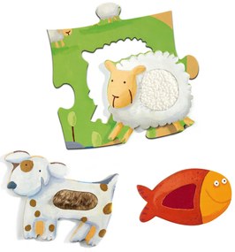 Puzzle tattile - fattoria - 20 pezzi
