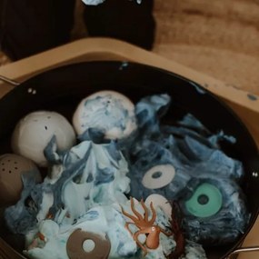 Tazze impilabili in silicone, oceano