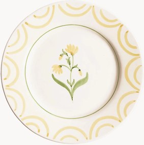 Piatto piano dipinto a mano Cottage Flower