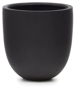 Kave Home - Vaso Aiguablava in cemento nero Ã˜ 56 cm