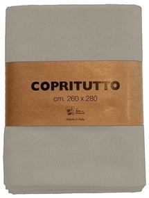 Coperta in Cotone Piazza beige, 260x 280 cm