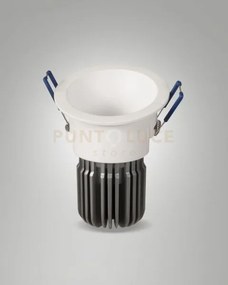 Toodle incasso tondo asimmetrico 3000k 1250lm 11w bianco