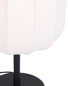 Lampada da tavolo Japandi nera e bianca - Madleine