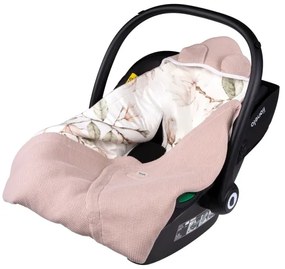 Lionelo - Sacco avvolgente per seggiolino auto TRAVEL SWADDLE 90x90 cm Beige Magnolia