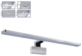 Prezent 70228 - Illuminazione a LED per specchi da bagno TREMOLO PLUS LED/12W/230V IP44