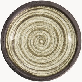 Set di 6 piatti rotondi in gres Asashio