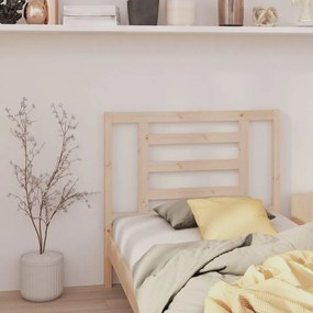 Testiera Per Letto 96x4x100 Cm İn Legno Massello Di Pino /