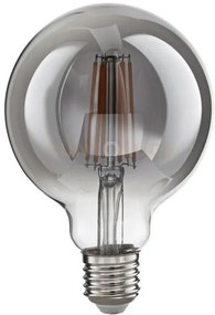 Gla301g- lampadina attacco e27 globo vetro specchiato fume' d.9,5cm...
