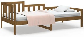 Dormeuse miele 90x190 cm in legno massello di pino