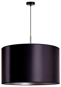 Duolla - Lampadario a sospensione con filo CANNES 1xE27/15W/230V diametro 50 cm nero/argento