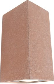 Lampada da parete moderna da esterno terracotta 2 luci IP44 - Pompei
