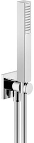 Duo (doccetta e tubo flessibile) NOBILI AD146/53CR in ottone cromato anticalcare 1 getto