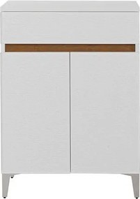Base a terra Revital, due ante e un cassetto, L60 X H83,5 cm, bianco