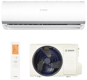 Condizionatore a muro monosplit inverter BOSCH CLIMATE 2000 9000 BTU classe raffreddamento A++, bianco