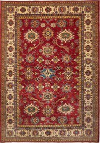 Kazak Tappeto orientale 260 x 190 Rosso (Pakistan) Annodato A Mano