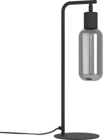 Eglo 901007 - Lampada da tavolo MAIONE 1xE27/4W/230V nera/fumé