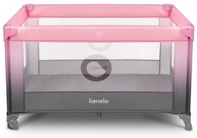 Lionelo - Culla da viaggio STEFI rosa/grigio