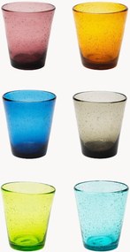 Set di 6 bicchieri Color Bubble