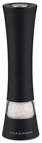 Cole&Mason - Macinino elettrico per spezie BURFORD 4xAAA 18 cm nero