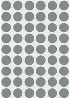 Ferm Living Adesivo murale Mini Dots - Grau