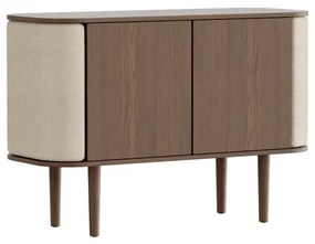 Cassettiera bassa marrone-beige in rovere 109x75 cm Treasures - UMAGE