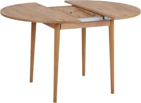 Tavolo Tondo Da Pranzo Allungabile 100-130 Cm Da Interno Viona Rovere